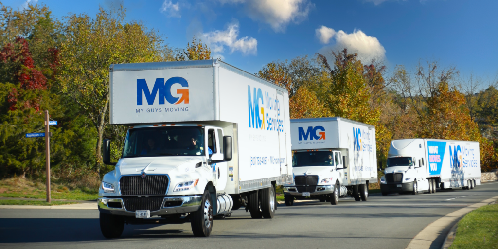 MG Moving Afternoon Services Trucks